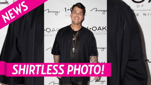 Rob Kardashian Trolls Kim Kardashian's Lingerie Photo on Instagram