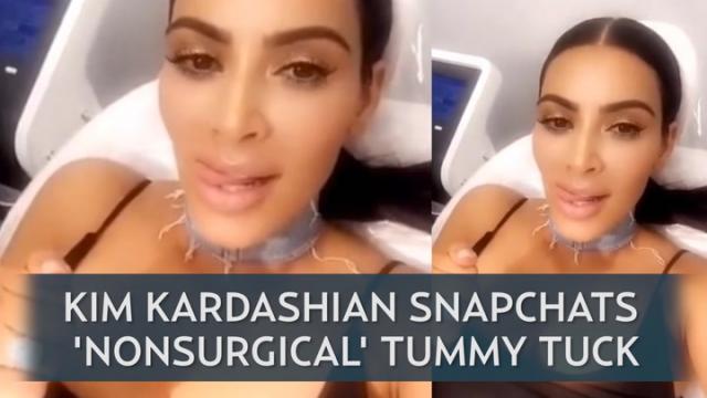 Kim Kardashian Snapchats 'Nonsurgical' Tummy Tuck