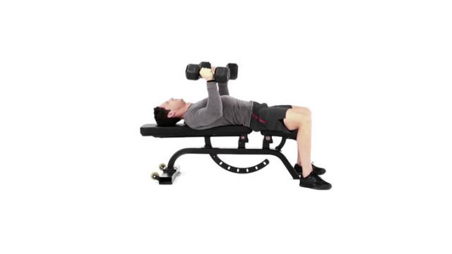 neutral grip dumbbell bench press