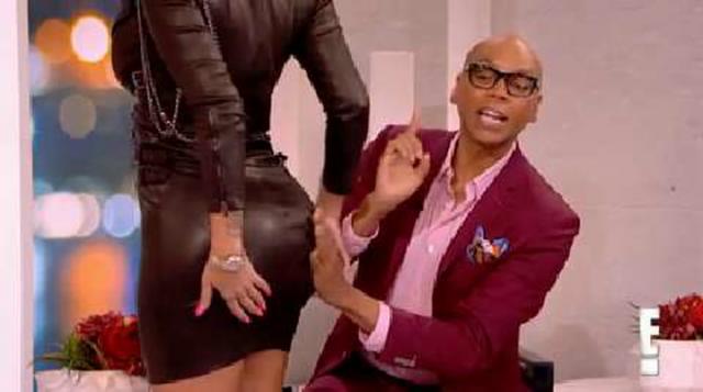RuPaul Squeezes Amber Rose's Butt on Good Work: This S--- Is Real!
